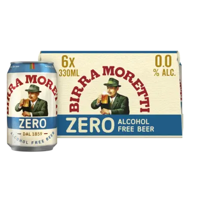 pdp-image-Birra Moretti Zero alcoholvrij bier 6-pack