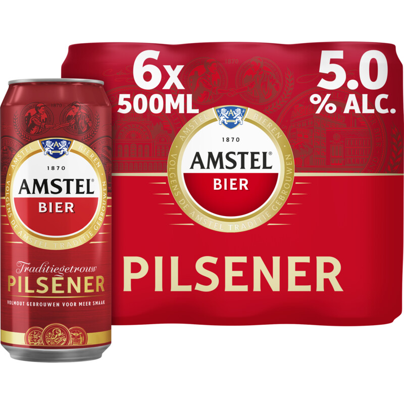 Een afbeelding van Amstel Pilsener bier