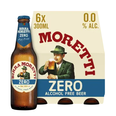 pdp-image-Birra Moretti Zero alcoholvrij bier 6-pack
