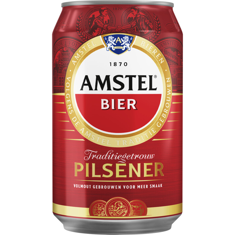 Een afbeelding van Amstel Pilsener bier