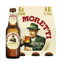 Birra Moretti L'autentica bier 6-pack