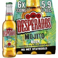 Een afbeelding van Desperados Mojito bier 6-pack