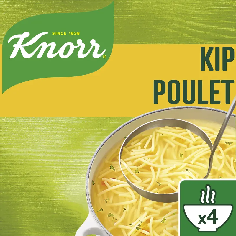 Knorr Kippensoep bel