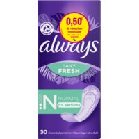 Een afbeelding van Always Fresh normal 0% perfume inlegkruisje