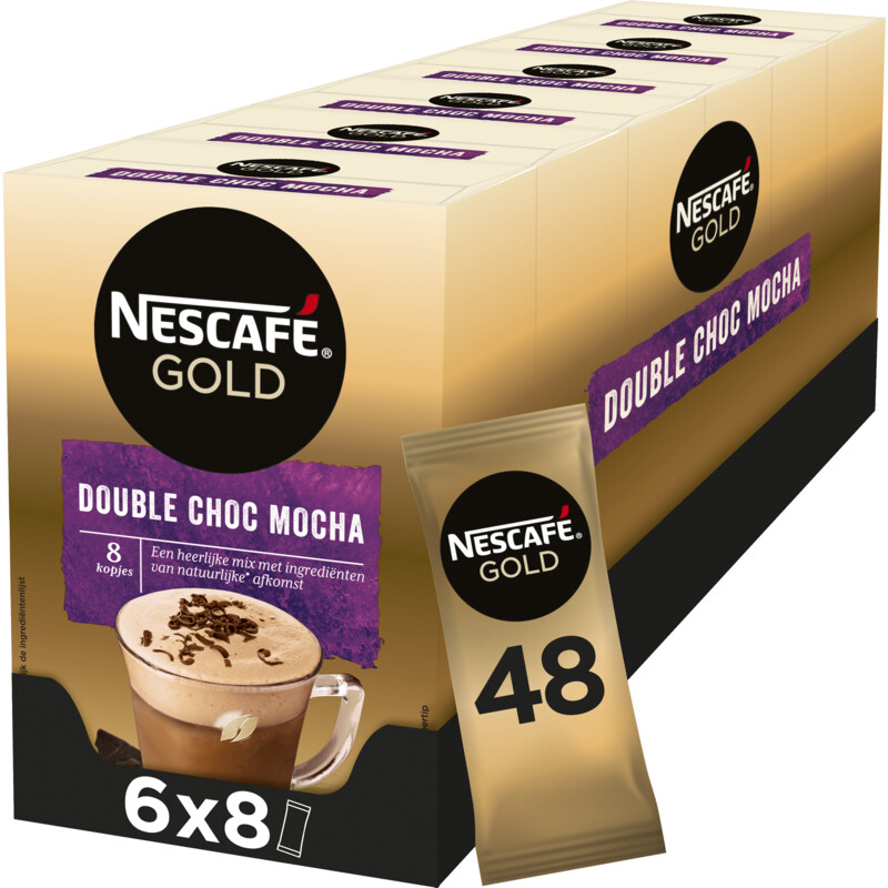 Een afbeelding van Nescafé Double choc mocha oploskoffie