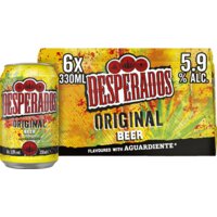 Een afbeelding van Desperados Original bier 6-pack