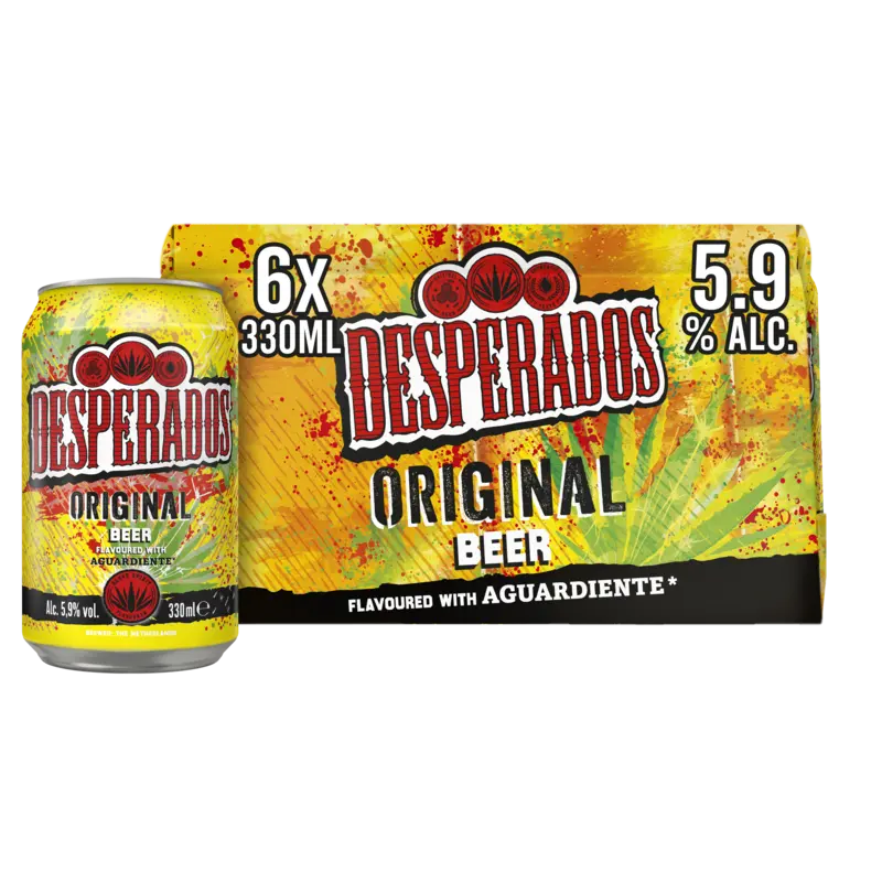 Original bier blik 6-pack