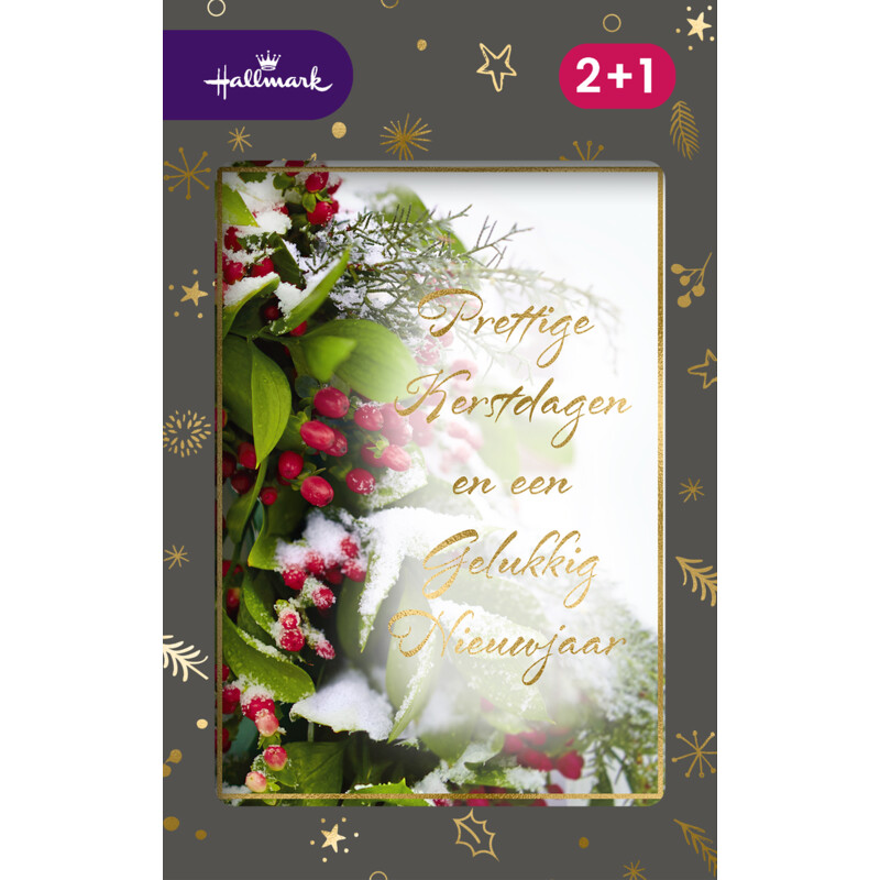 Een afbeelding van Hallmark Hangpakje kerstkaarten 9