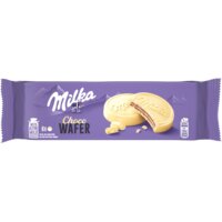 Een afbeelding van Milka Choco wafels met witte chocolade