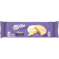 Een afbeelding van Milka Choco wafels met witte chocolade