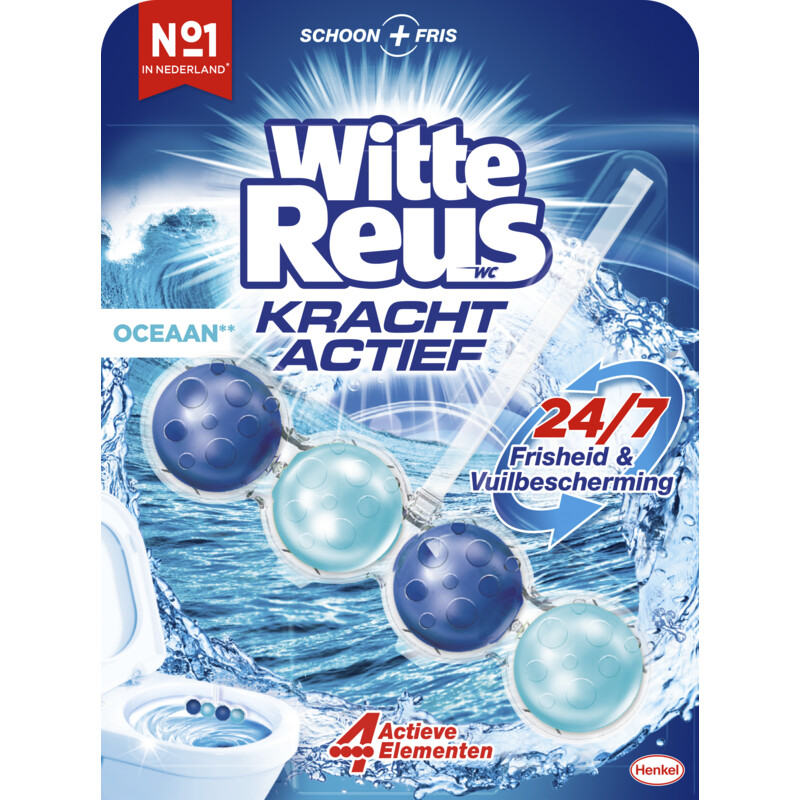 Een afbeelding van Witte Reus Toiletblok kracht actief oceaan