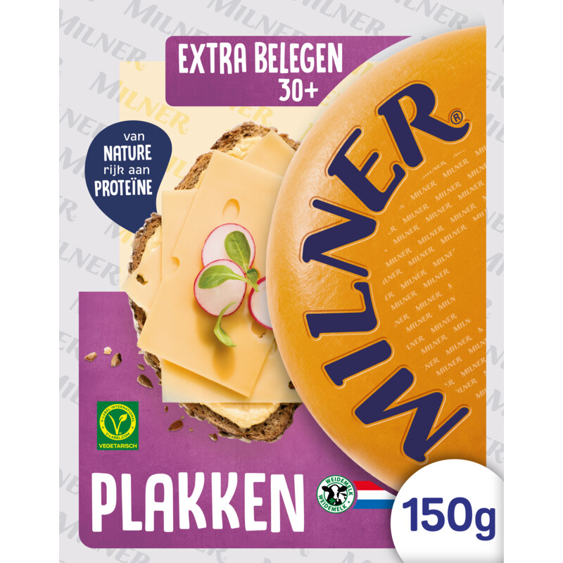 Een afbeelding van Milner Extra belegen 30+ plakken