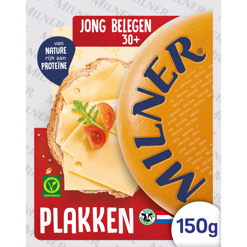 Een afbeelding van Milner Jong belegen 30+ plakken