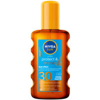 Een afbeelding van Nivea Sun protect & bronze olie spray spf30