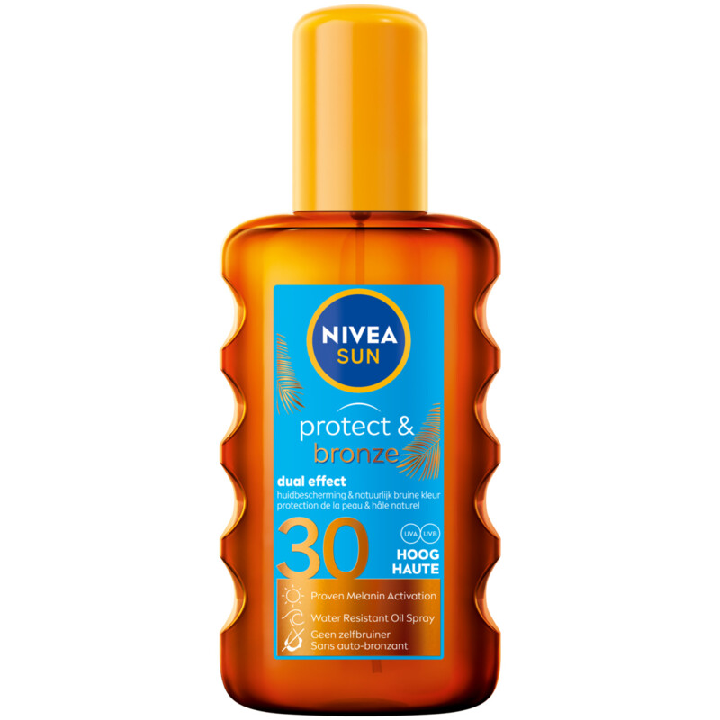Een afbeelding van Nivea Sun Protect & bronze zonnespray spf30