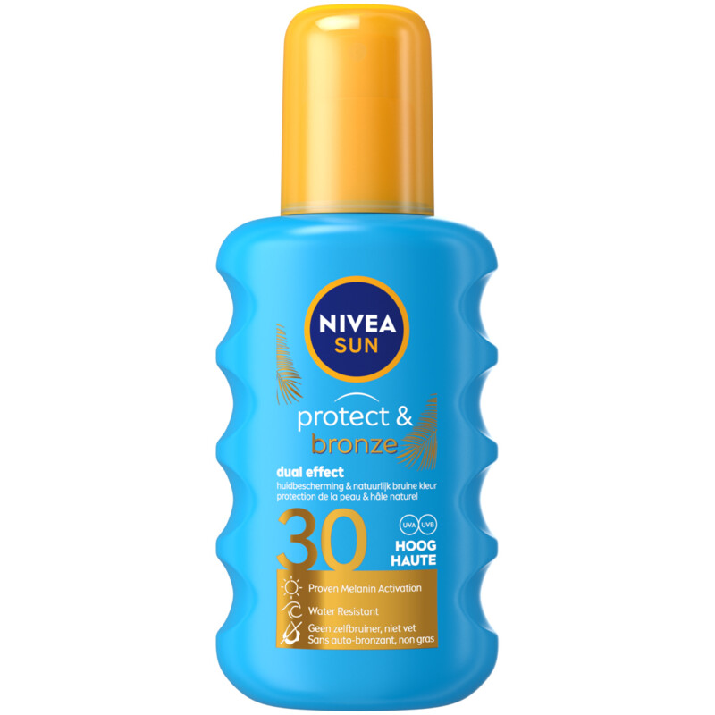 Een afbeelding van Nivea Sun Protect & bronze zonnebrand spf30