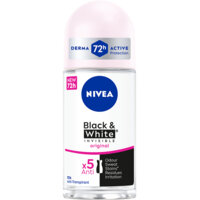 Een afbeelding van NIVEA Black & white original deodorant roller