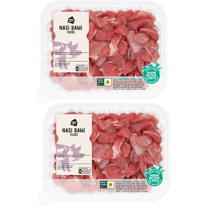 Een afbeelding van AH Nasi bamivlees 2-pack