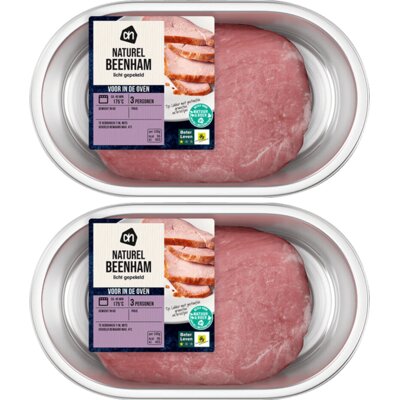 pdp-image-AH Voor in de oven beenham naturel 2-pack