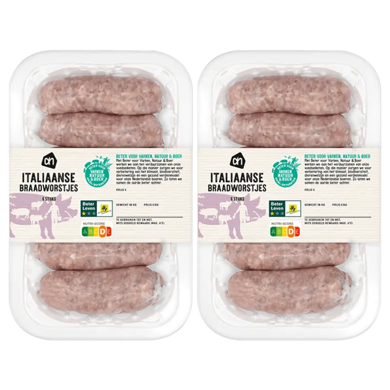 Italiaans gekruid braadworstje 2-pack