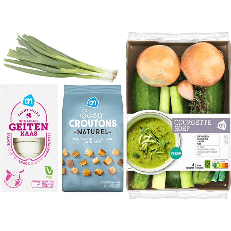 Een afbeelding van AH Courgettesoep verspakket