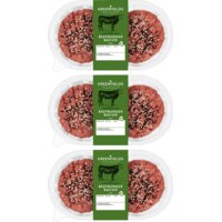 AH Greenfields Beefburger bacon 3-pack