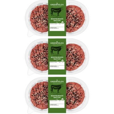 pdp-image-AH Greenfields Beefburger bacon 3-pack