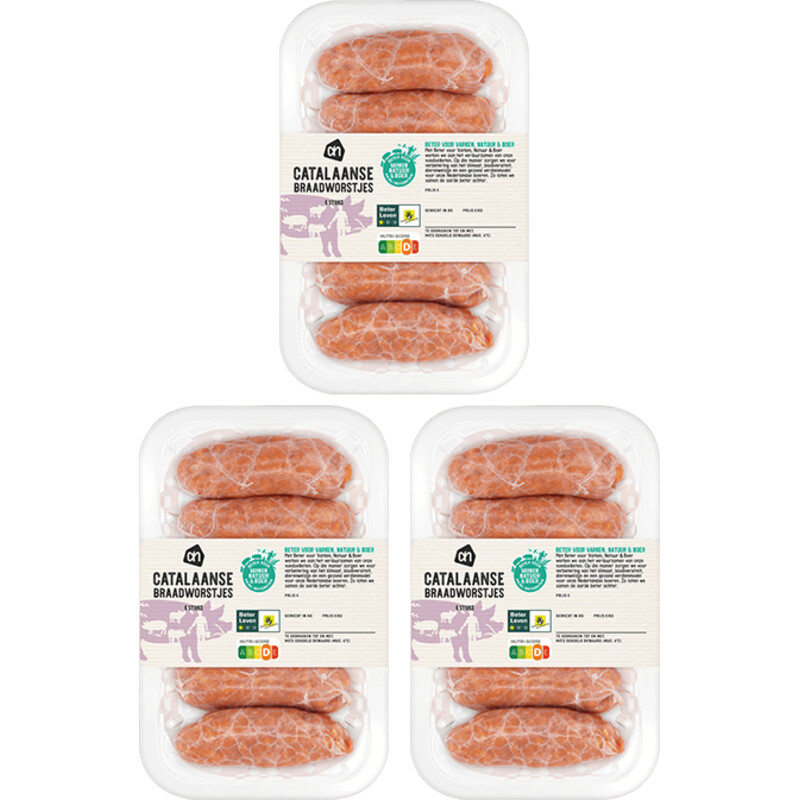 Een afbeelding van AH Catalaanse braadworst 3-pack