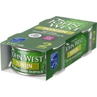 Een afbeelding van John West Tonijn met een vleugje olijfolie 2-pack