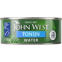 Een afbeelding van John West Tonijnstukken in water