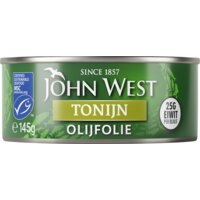 Een afbeelding van John West Tonijnstukken in olijfolie