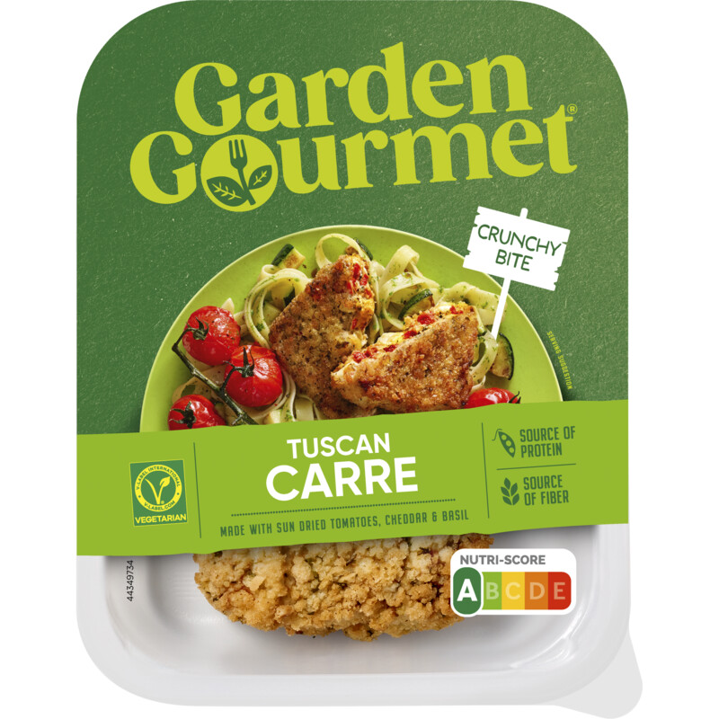 Een afbeelding van Garden Gourmet Toscaanse carré met zongedroogde tomaat