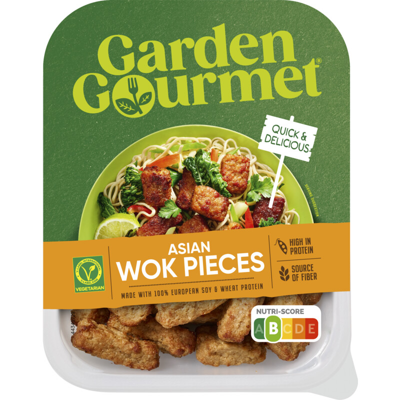 Een afbeelding van Garden Gourmet Oosterse wokblokjes