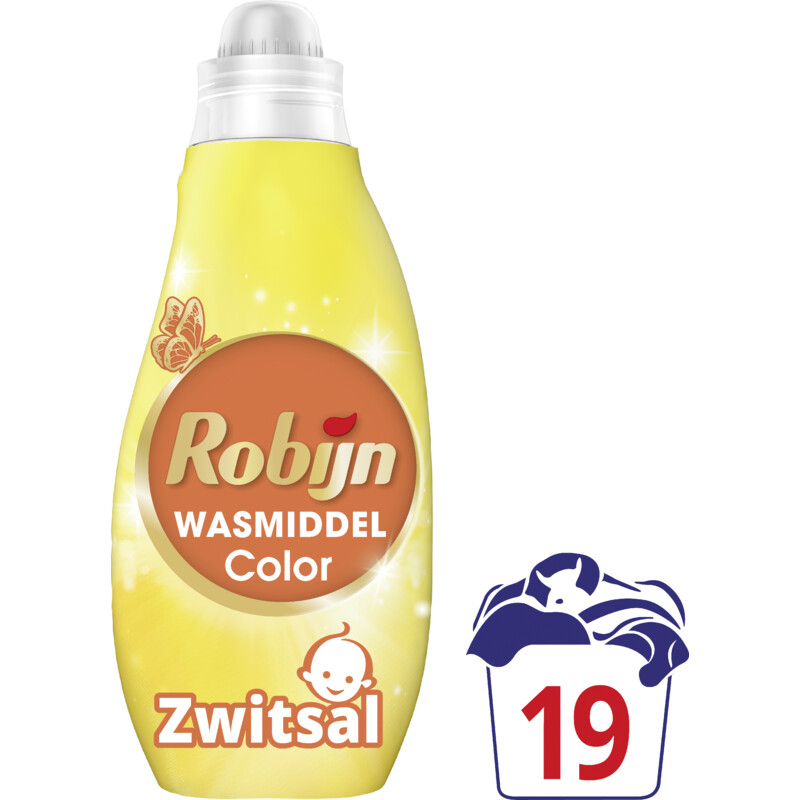 Een afbeelding van Robijn Color zwitsal wasmiddel