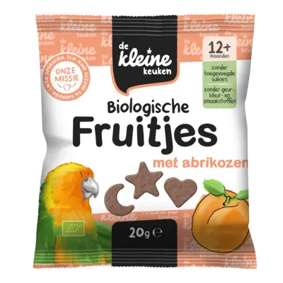 pdp-image-De Kleine Keuken Biologische fruitjes met abrikozen 12m+