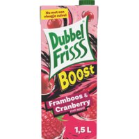 Een afbeelding van DubbelFrisss Boost framboos & cranberry