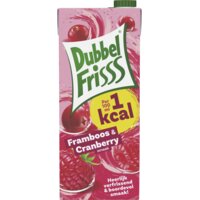 Een afbeelding van DubbelFrisss 1kcal Framboos & cranberry