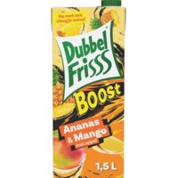Een afbeelding van DubbelFrisss Boost ananas & mango