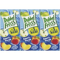 Een afbeelding van DubbelFrisss Appel & perzik 6-pack