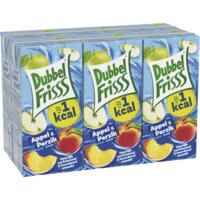 Een afbeelding van DubbelFrisss Appel & perzik 6-pack