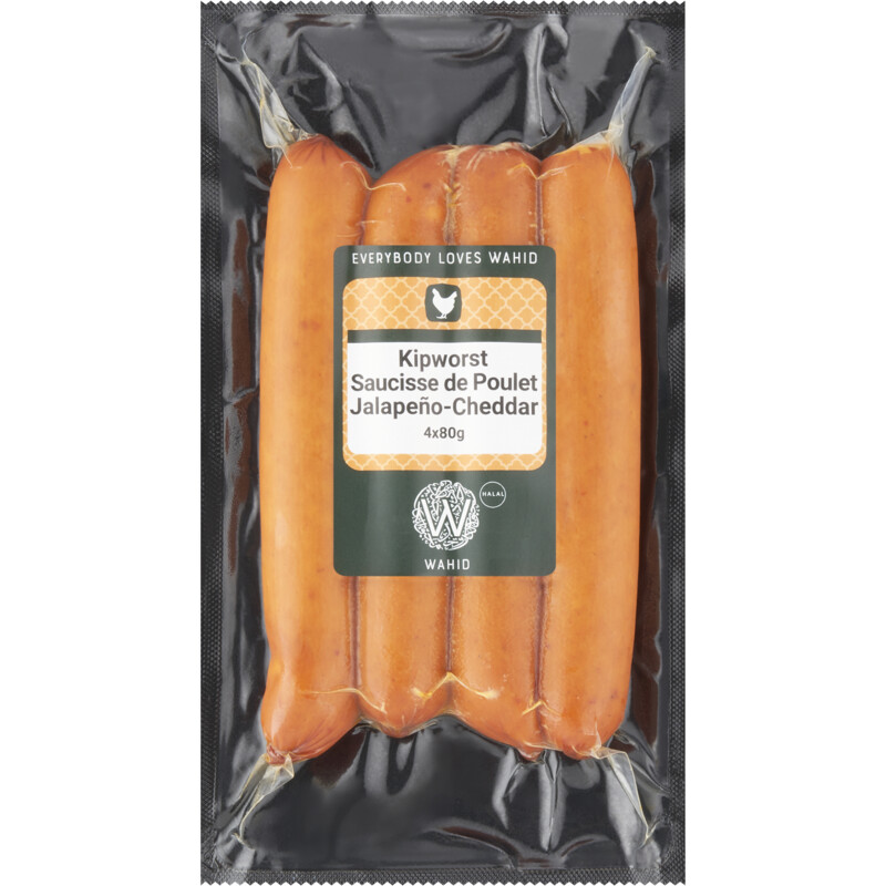 Een afbeelding van Wahid Jalapeño - cheddar worst
