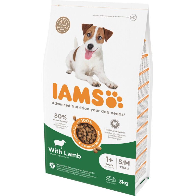 Een afbeelding van IAMS Advanced nutrition dog with lamb 1+