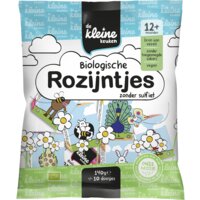 Een afbeelding van De Kleine Keuken Biologische rozijntjes 12m+