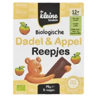 De Kleine Keuken Biologische dadel & appel reepjes 12m+