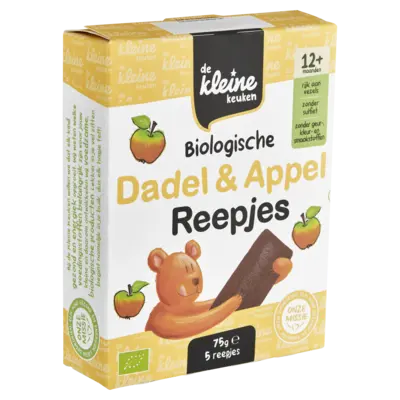 pdp-image-De Kleine Keuken Biologische dadel & appel reepjes 12m+