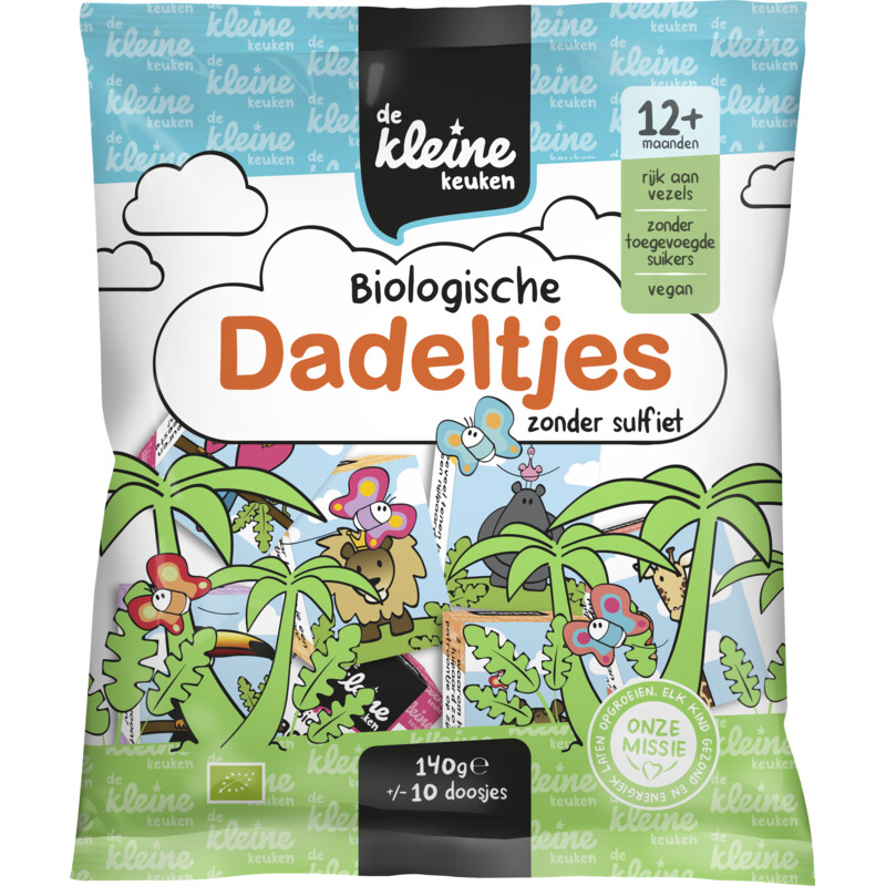 Een afbeelding van De Kleine Keuken Biologische dadeltjes 12m+