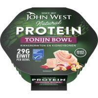 Een afbeelding van John West Protein tonijn bowl kidneybonen