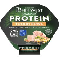Een afbeelding van John West Protein tonijn bowl quinoa peulvruchten