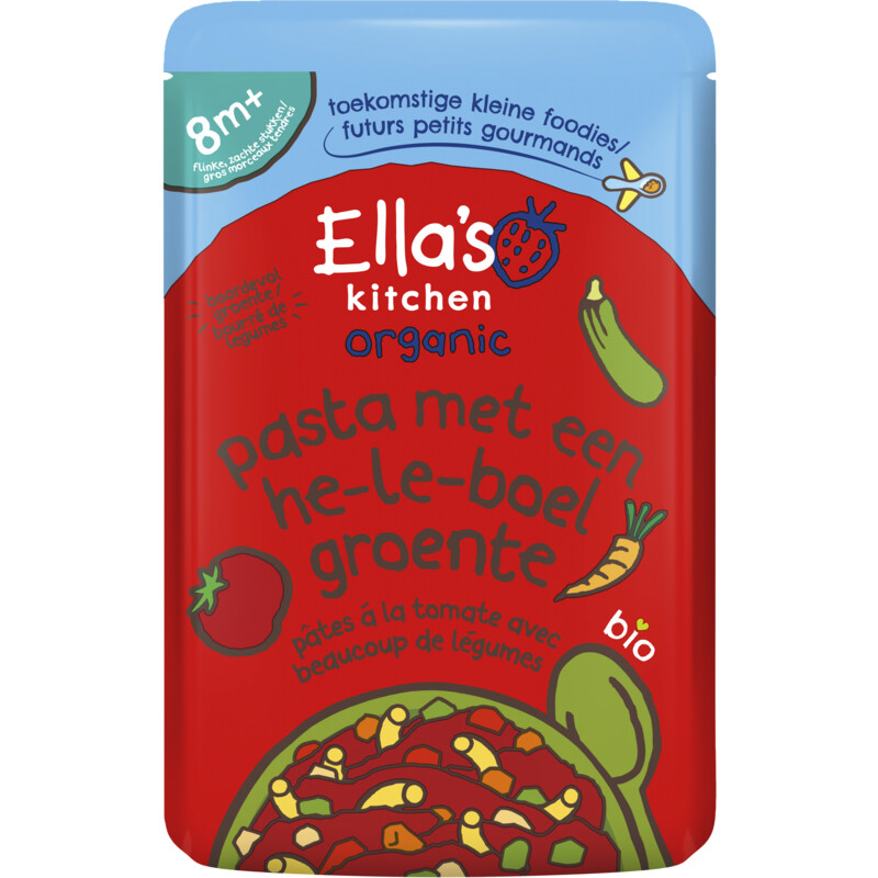 Een afbeelding van Ella's kitchen Pasta met een heleboel groente 8m+ bio