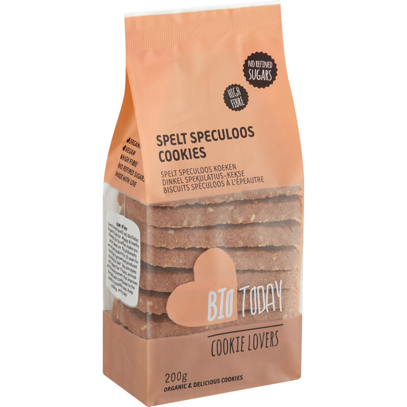 Een afbeelding van BioToday Spelt speculoos koekjes